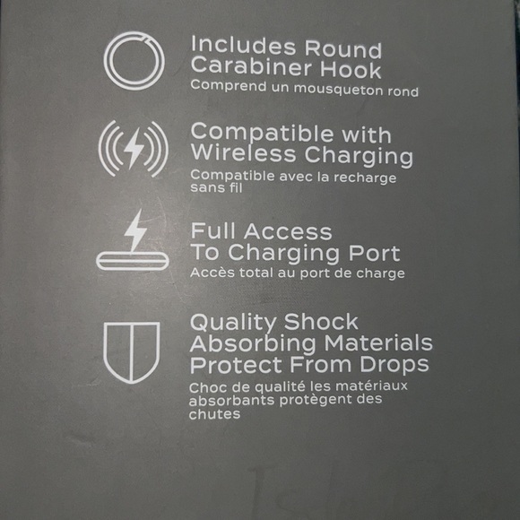 NWT Floral Holographic AirPod Pro Protective Wireless Charging Case & Hook Clip! - Picture 4 of 5